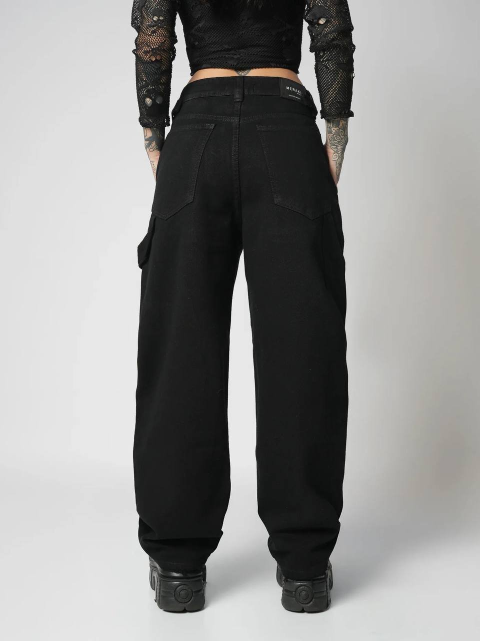 JEANS BAGGY BLACK