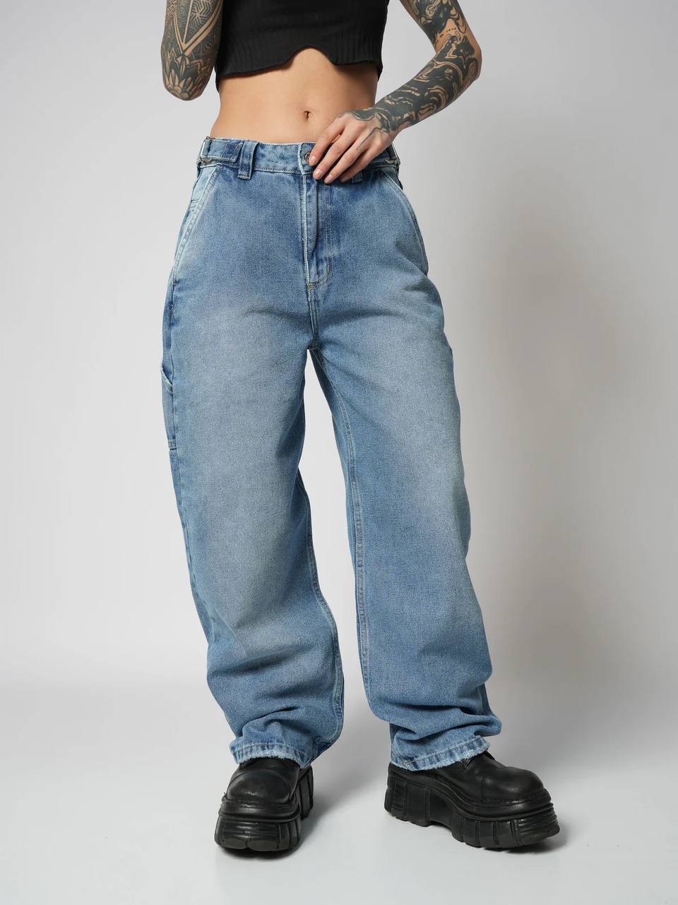 JEANS BAGGY BLUE