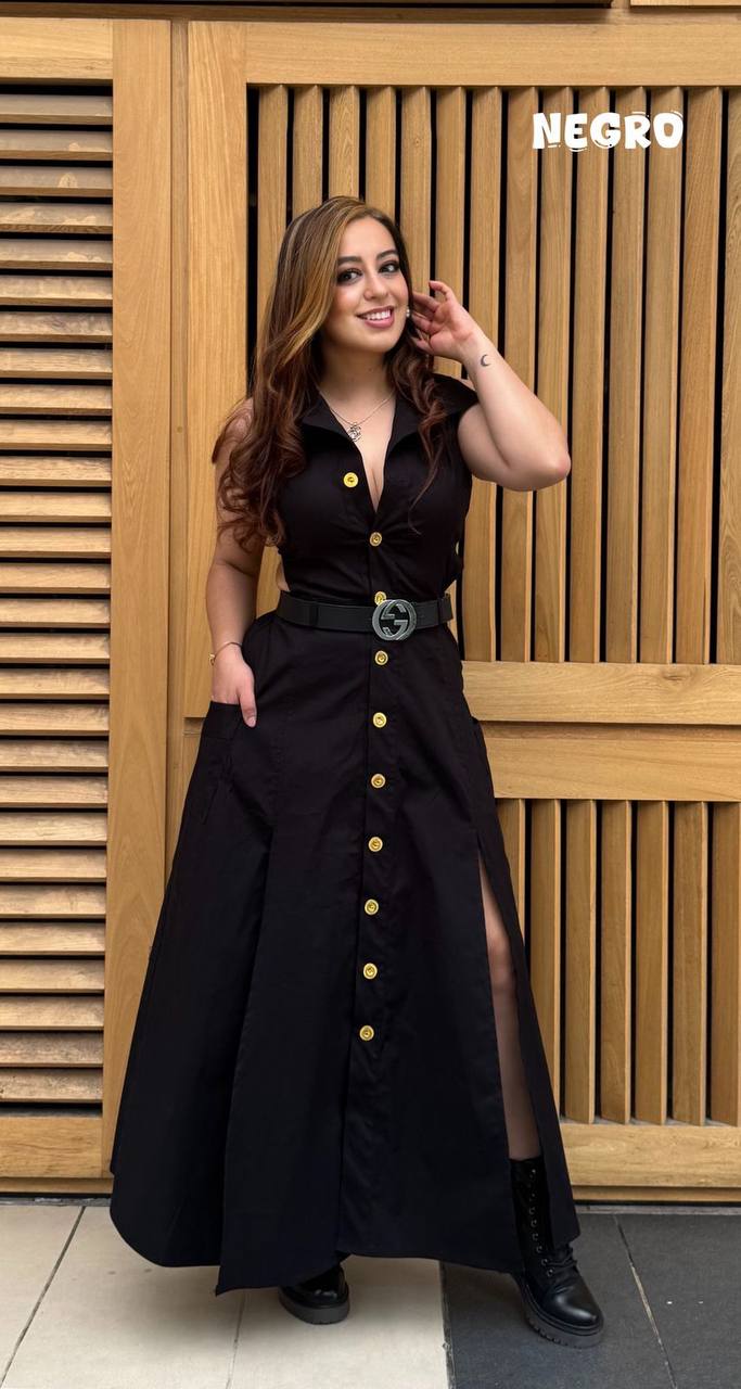 Vestido en dril