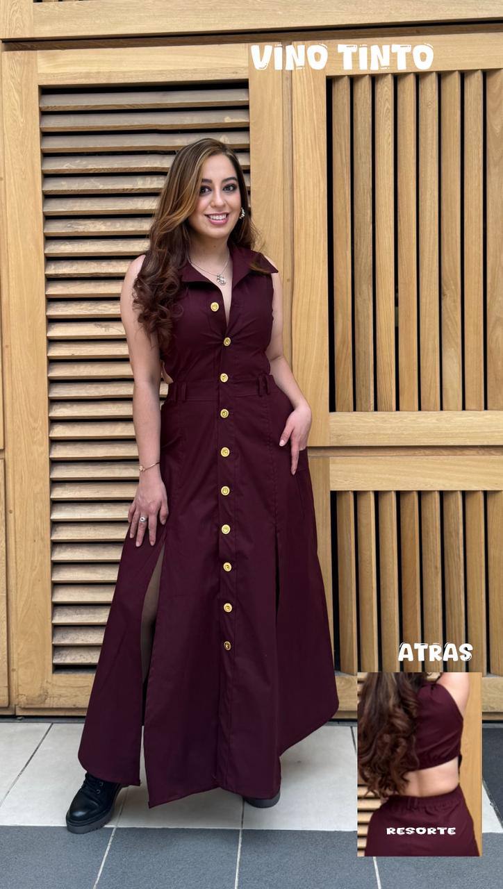 Vestido en dril